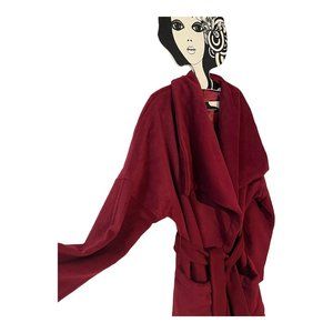 Red Capulet drape collar coat